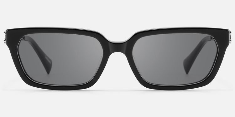 Scarpa - Black Double Wire Gray Tint Sunglasses | Vooglam