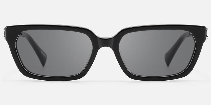 Scarpa - Black Double Wire Gray Tint Sunglasses | Vooglam