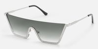 Lael - Cat Eye Black Sunglasses | Vooglam Front View