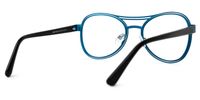 Adjatay - Aviator Blue/Red Eyeglasses | Vooglam Side View