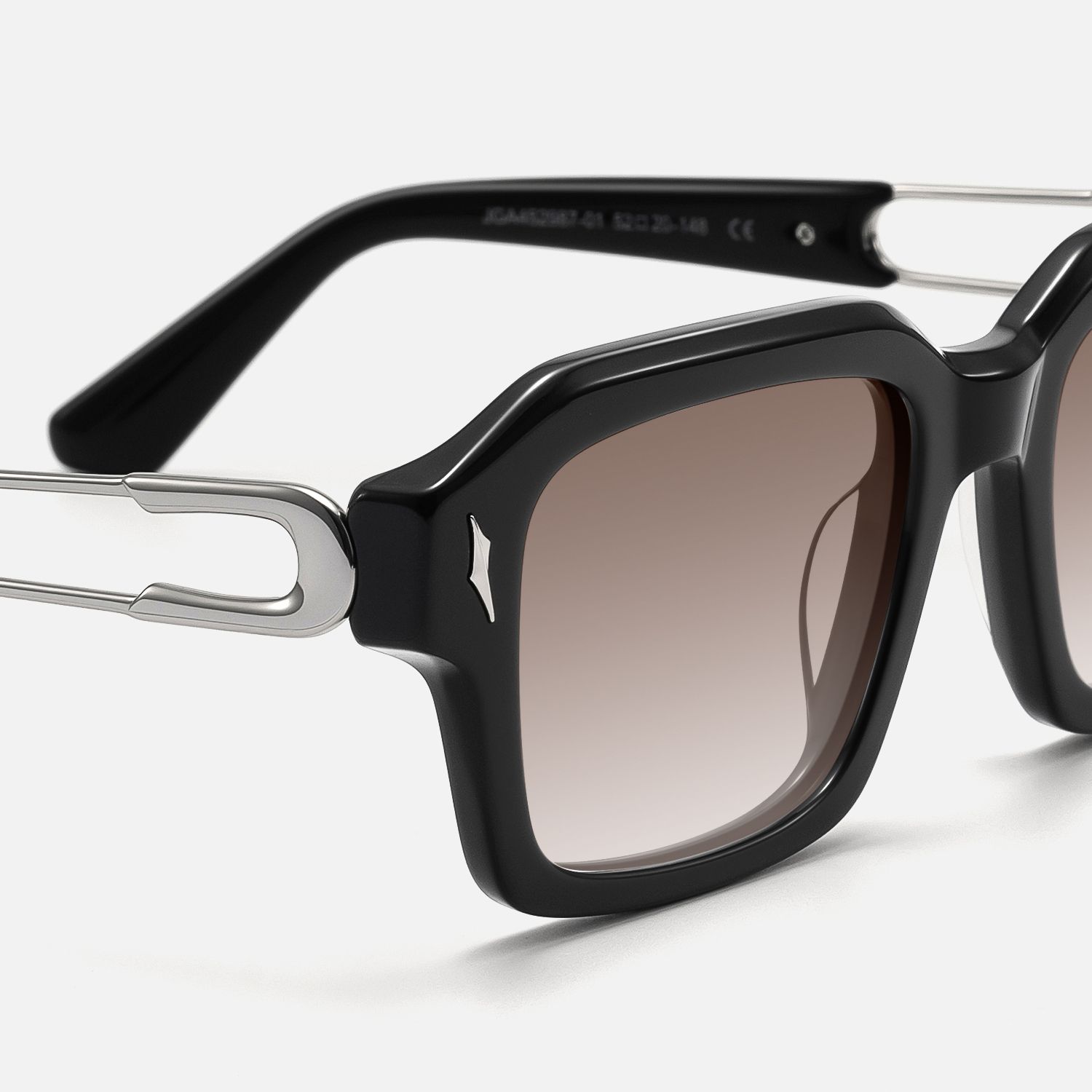 Blindspot - Square Black Sunglasses product detail 4