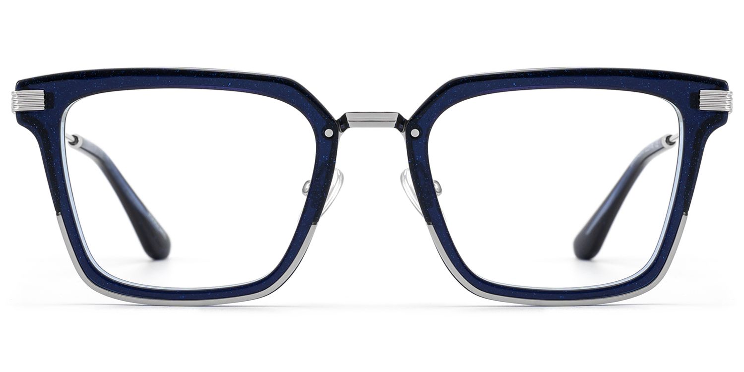 Frame Size of Kassel - Urban Modular Navy Blue Glasses | Vooglam