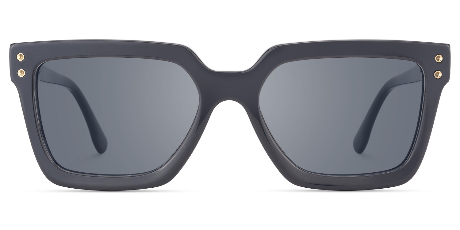 Cavalier - Rectangle Grey Sunglasses - 1