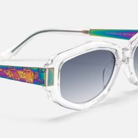 Spire - Geometric Transparent Sunglasses | Vooglam Design Details