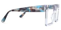 Elinoah - Square Crystal Eyeglasses | Vooglam