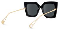 Faustus - Square Pattern Sunglasses | Vooglam Side View