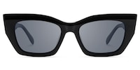 Velora - Cat Eye Black Sunglasses - 1