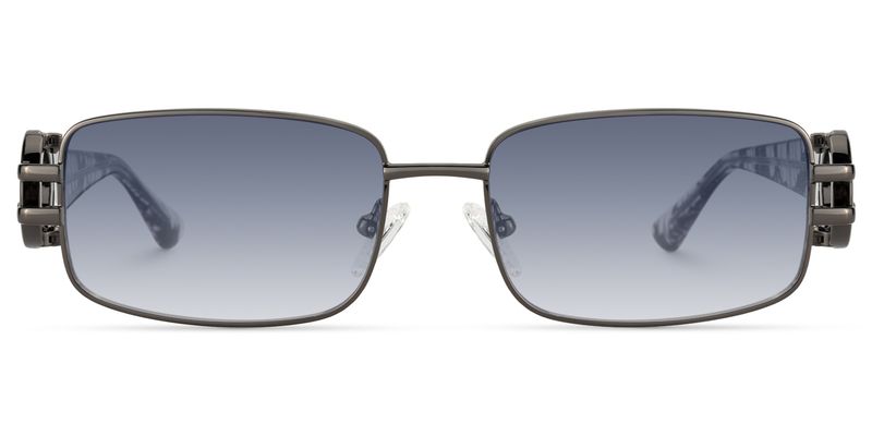 Aurae - Rectangle Grey Sunglasses