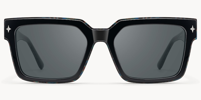 Havok - Rectangle Black Sunglasses