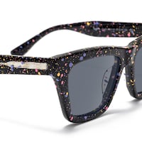 Drip - Rectangle Black Sunglasses - 5