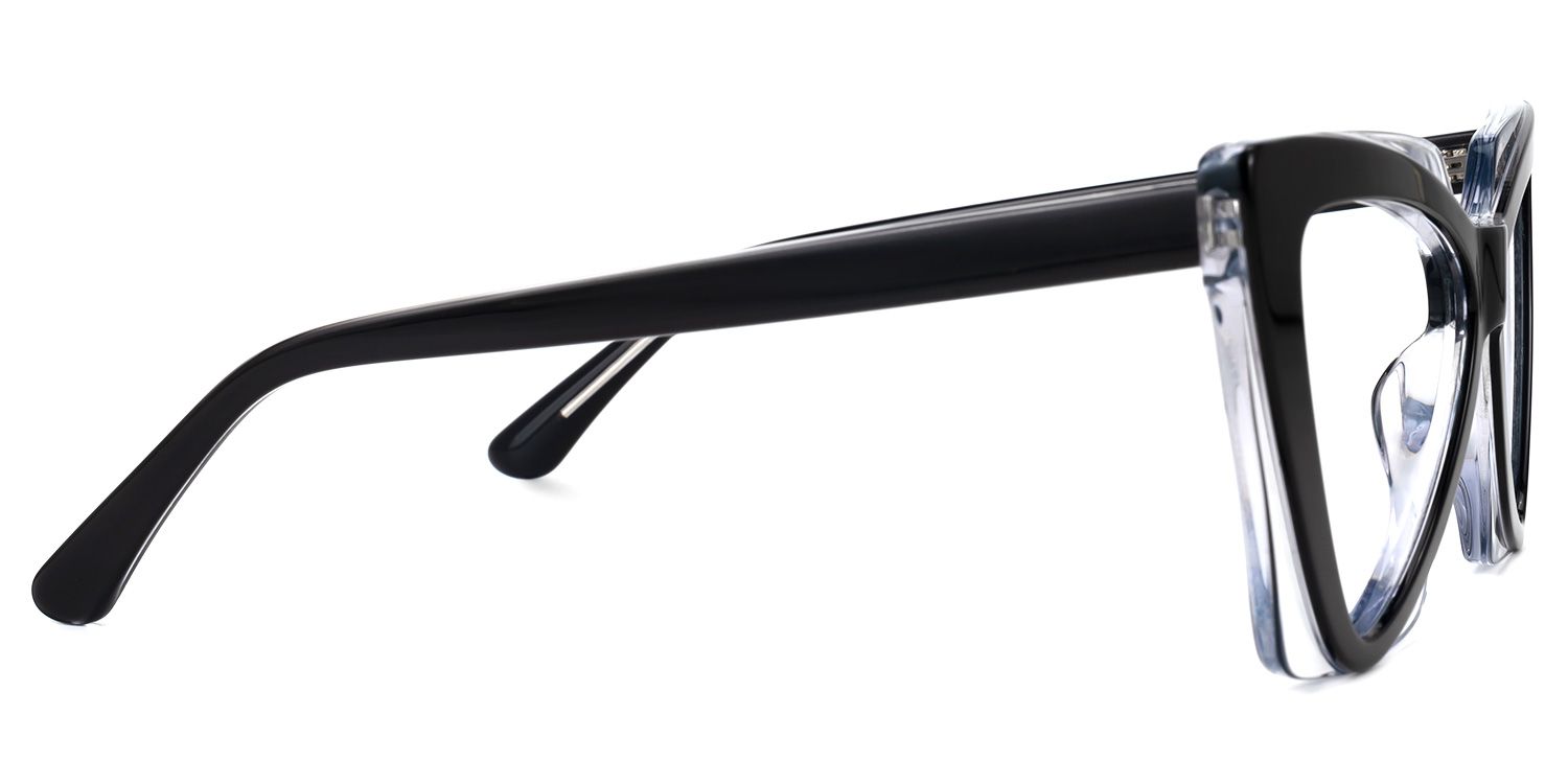 Deshawn - Cat Eye Black Eyeglasses | Vooglam 4