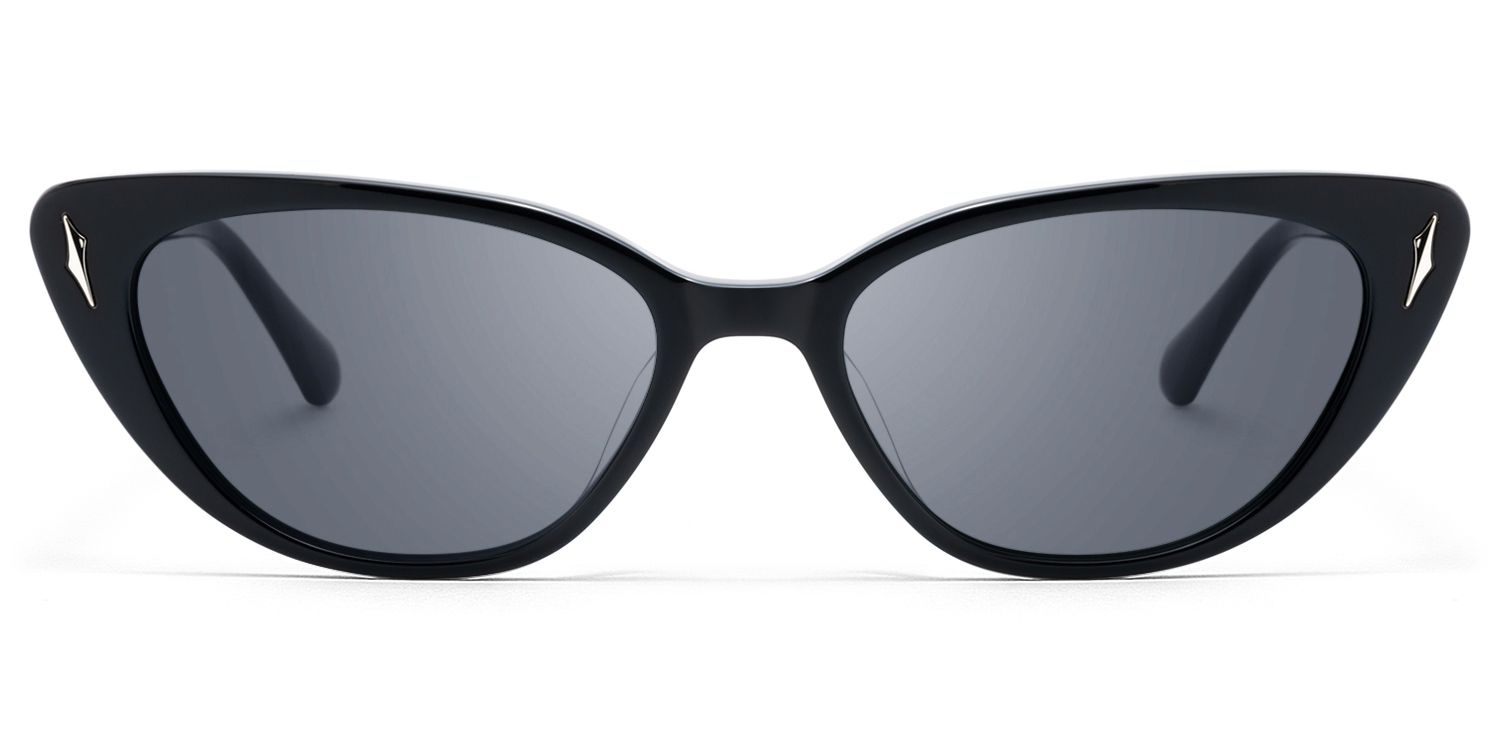 As If - Cat Eye Black Sunglasses | Vooglam Product Details 1