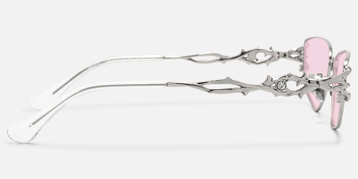 Spine - Geometric Silver Sunglasses product detail 3
