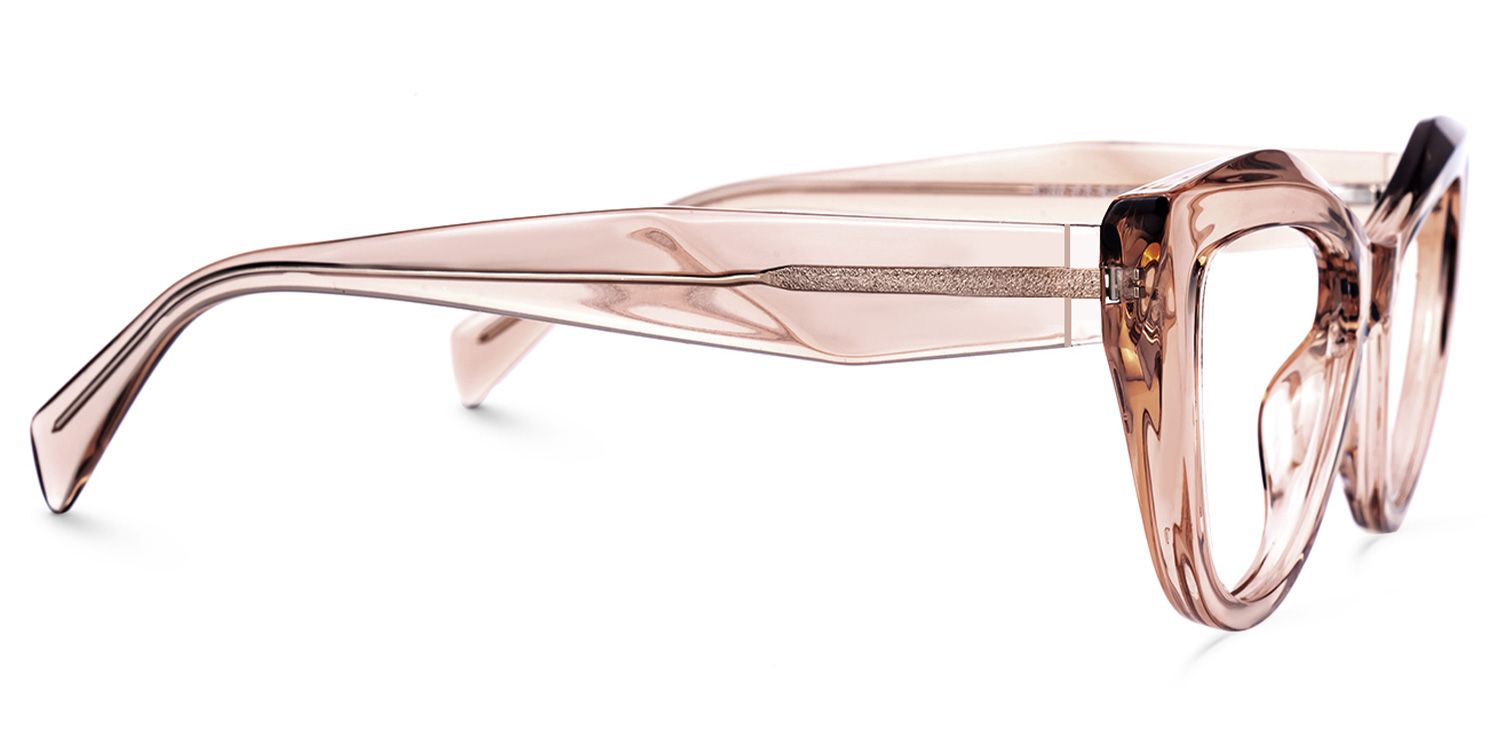 Fantine - Cat Eye Champagne Eyeglasses product detail 4