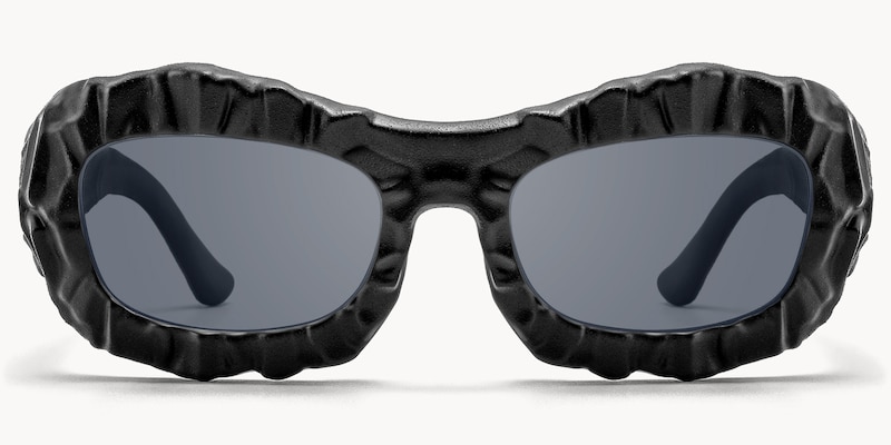 The Geologist - Geometric Black Sunglasses