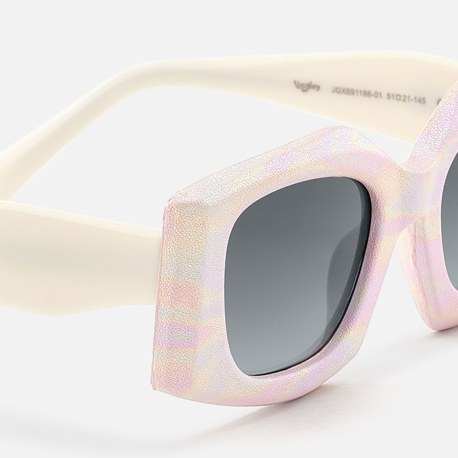CruzHide - Geometric Multicolor Sunglasses by Vooglam - Design Details