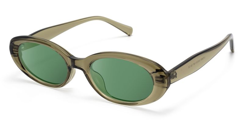 Nimbus - Cat Eye Green Sunglasses | Vooglam