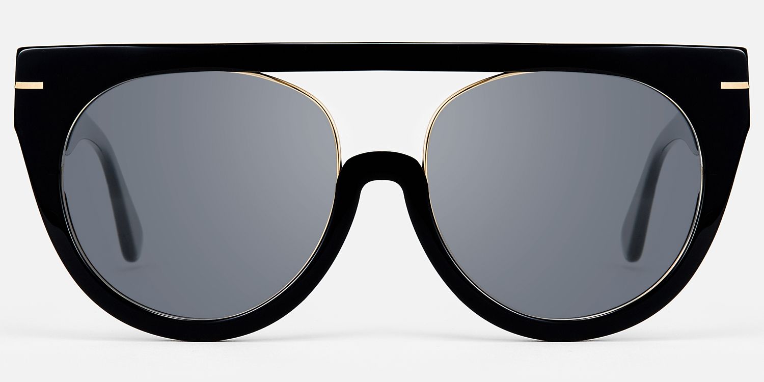 Patrice - Aviator Black Sunglasses product detail 2