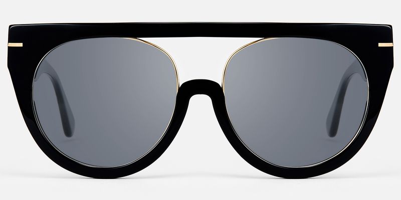 Patrice - Aviator Black Sunglasses