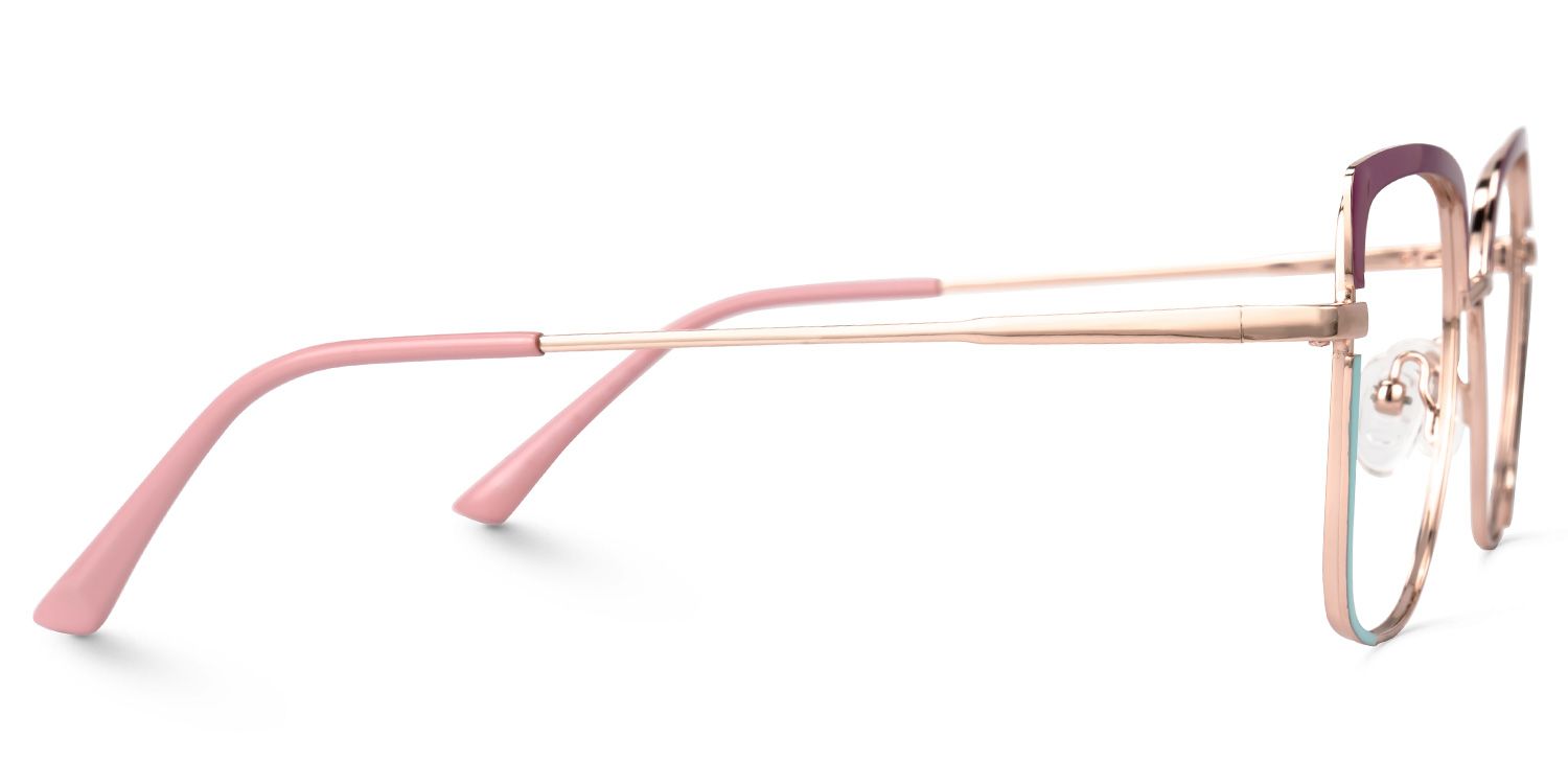 Deandre - Square Blue/Purple Eyeglasses product detail 4