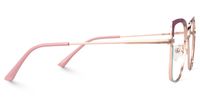 Deandre - Square Blue/Purple Eyeglasses | Vooglam