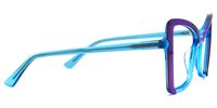 Jesica - Cat Eye Purple/Blue Eyeglasses | Vooglam