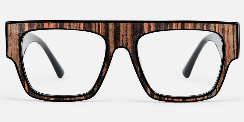 Wandrea - Aviator Brown Eyeglasses