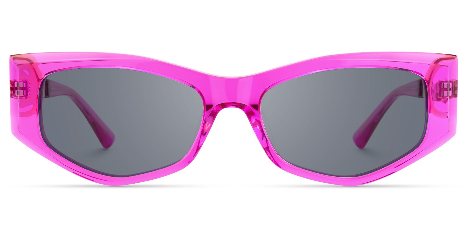 Tahiya - Geometric Pink Sunglasses by Vooglam Product Details 1