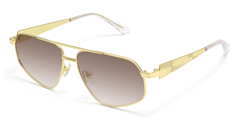 Trance - Aviator Gold Sunglasses