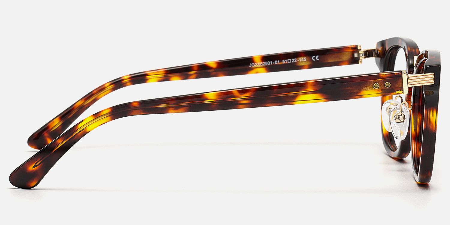 Silenzio - Square Tortoise Eyeglasses product detail 3