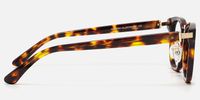 Silenzio - Square Tortoise Eyeglasses | Vooglam Side View