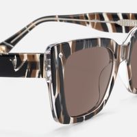 Rosa - Butterfly Pattern Sunglasses | Vooglam Design Details
