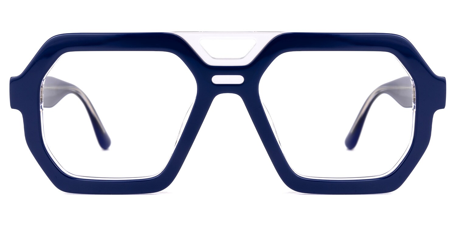 Ebbo - Aviator Blue Eyeglasses - 1