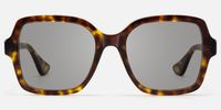 Meridian - Iconic Square Tortoise Sunglasses | Vooglam Angle View