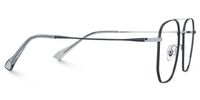 Emke - Aviator Black Eyeglasses | Vooglam 