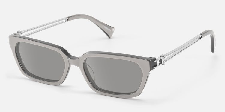 Scarpa - Pearlescent Silver Double Wire Sunglasses | Vooglam