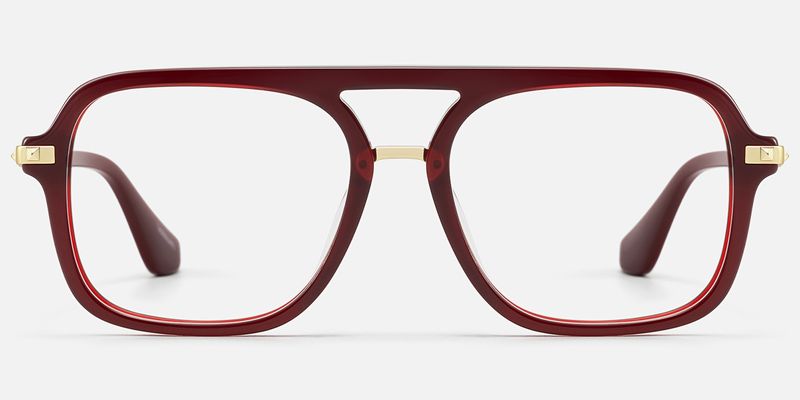 Marfa - Aviator Red Eyeglasses