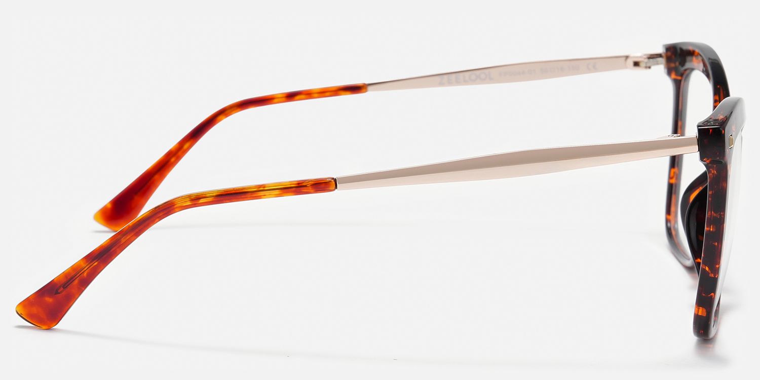 Trendy Libby Tortoise Butterfly-Shaped Glasses | Vooglam product detail 3