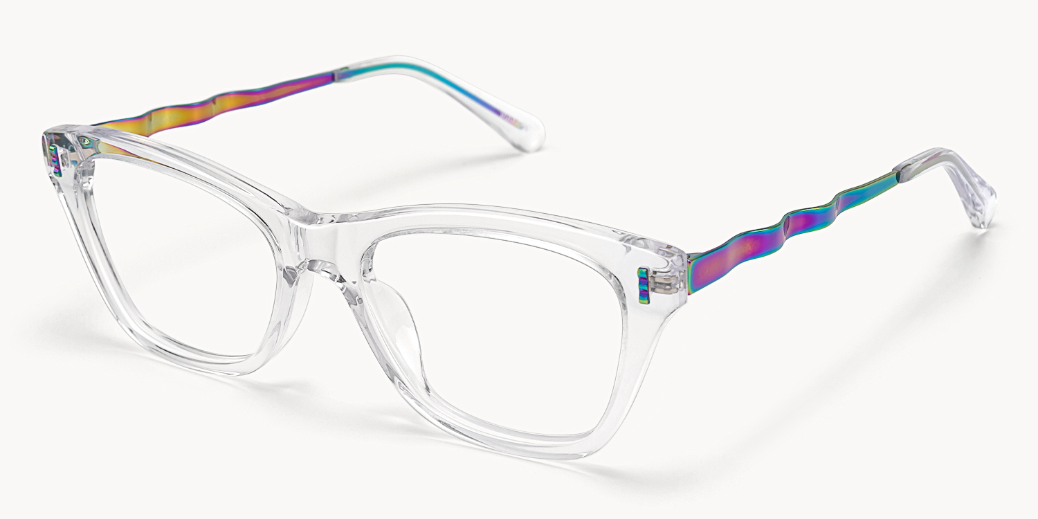 Hype - Square Transparent Eyeglasses - 4