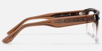 Bastion - Two Tone Double Bridge Glasses | Vooglam Side View