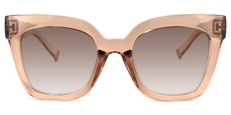 Naila - Square Tawny Sunglasses