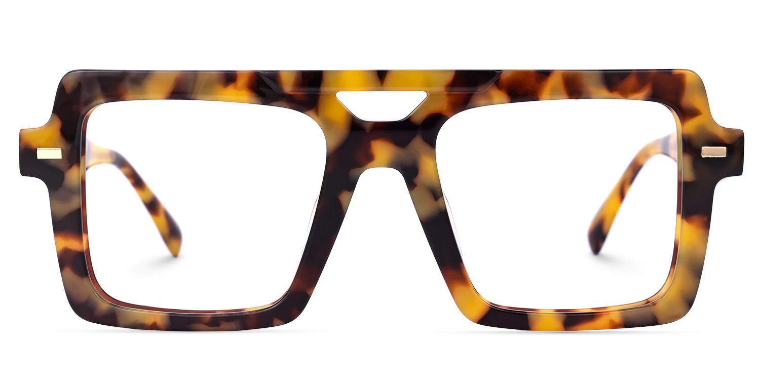 Irwin - Aviator Tortoise Eyeglasses | Vooglam Angle View