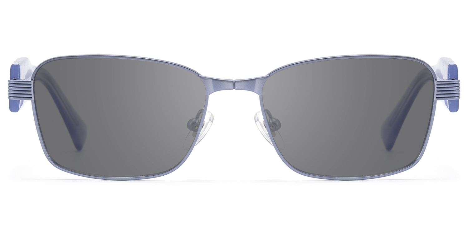 Frame Size of Toyo - Matte Purple Pearlescent Sunglasses | Vooglam