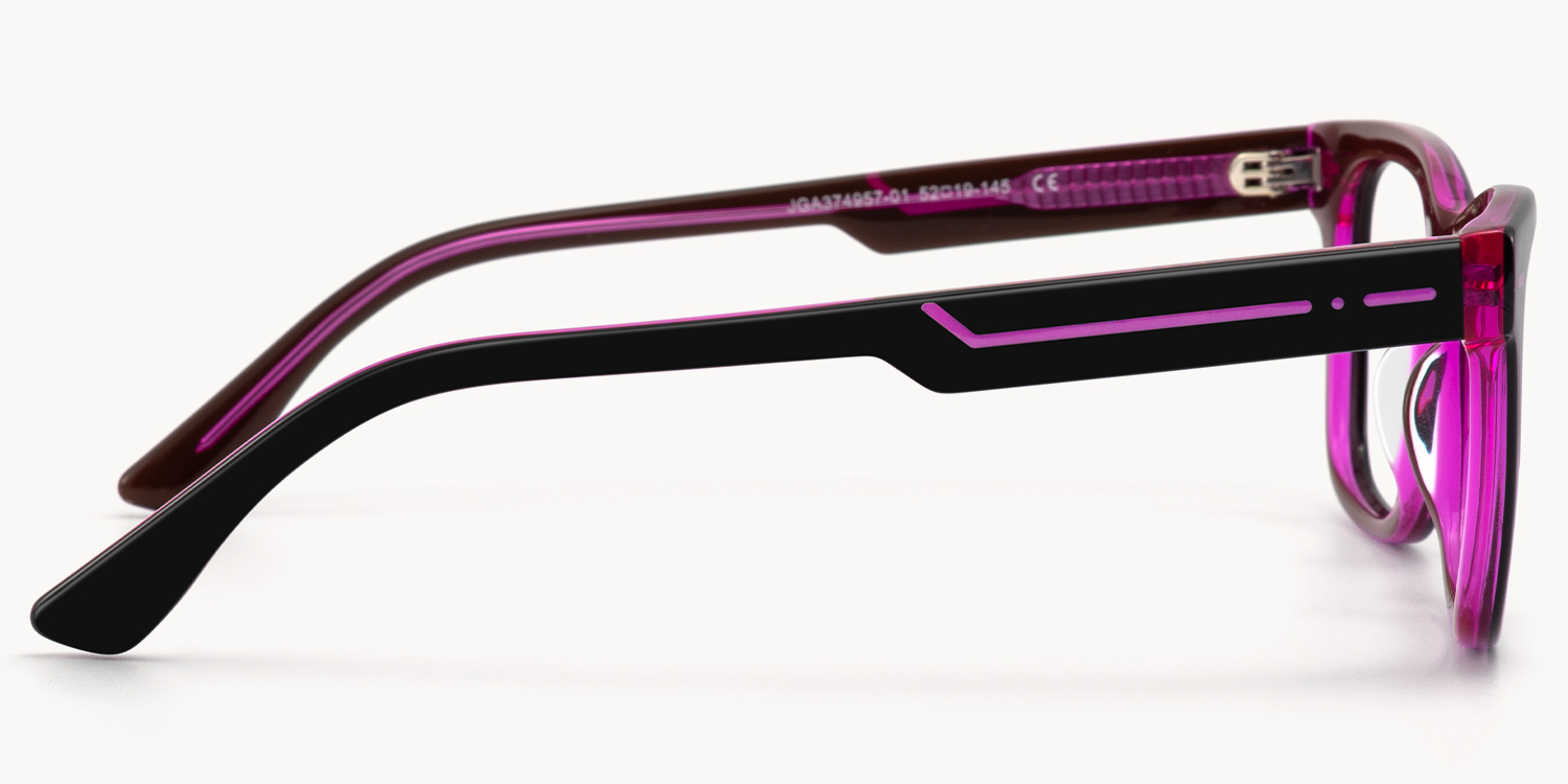 Ether - Square Black Eyeglasses - 4