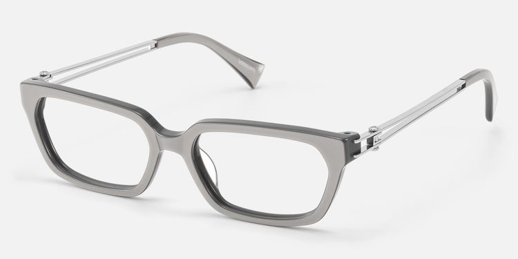 Scarpa - Pearlescent Silver Double Wire Glasses | Vooglam
