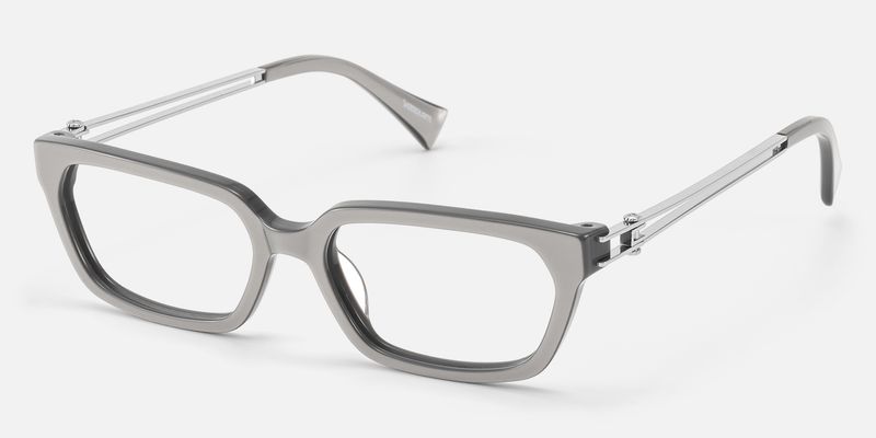 Scarpa - Rectangle Silver Eyeglasses