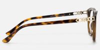 O'Keeffe - Designer Aviator Brown Eyeglasses | Vooglam Side View