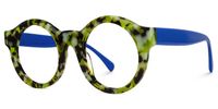 Elefteria - Round Tortoise Eyeglasses | Vooglam Front View