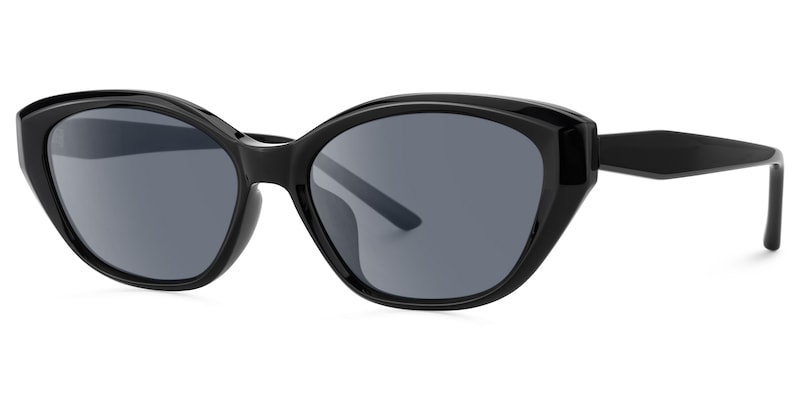 Strata - Geometric Black Sunglasses
