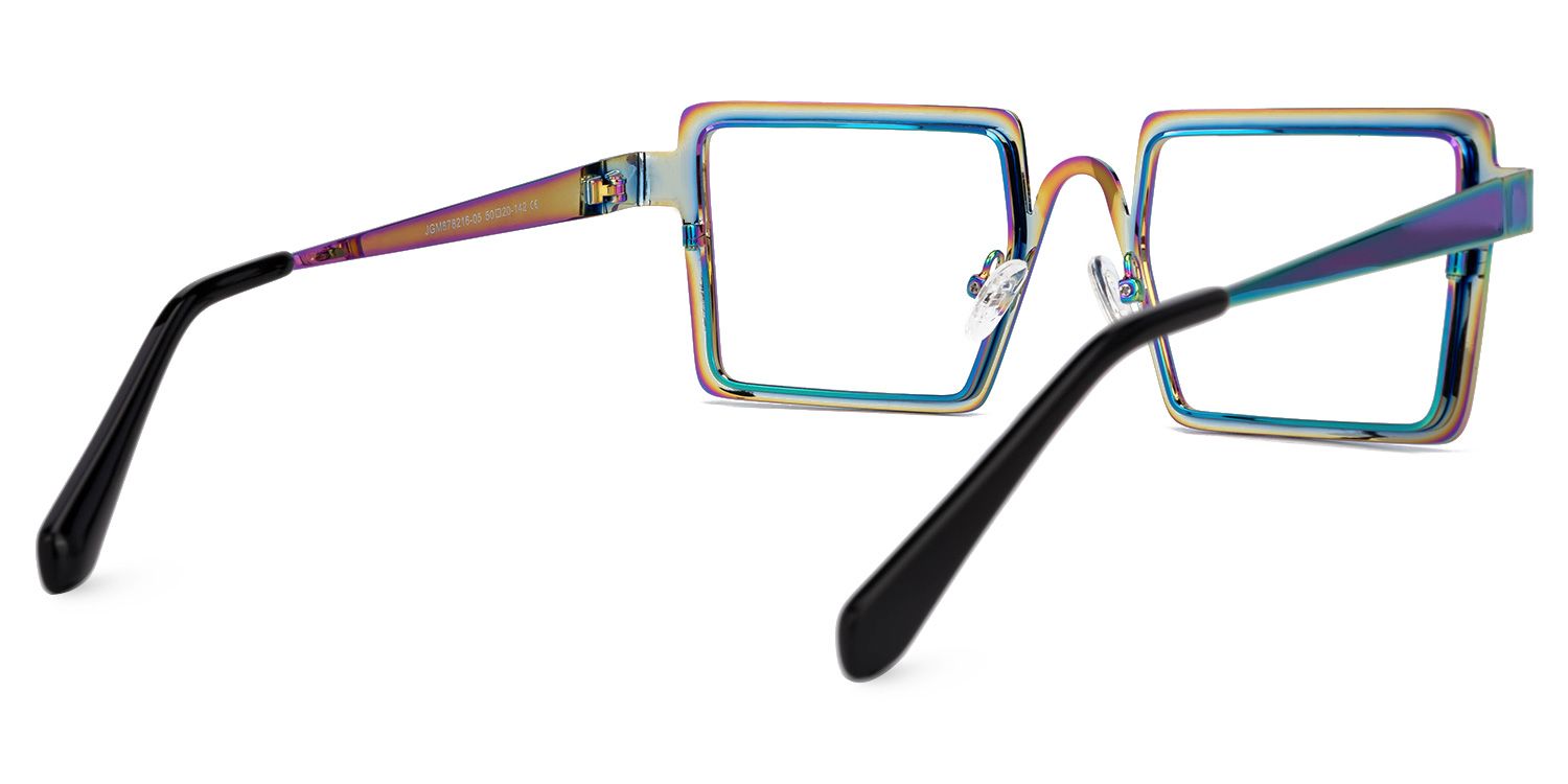 Cairbre - Rectangle Multicolor Eyeglasses | Vooglam Side View